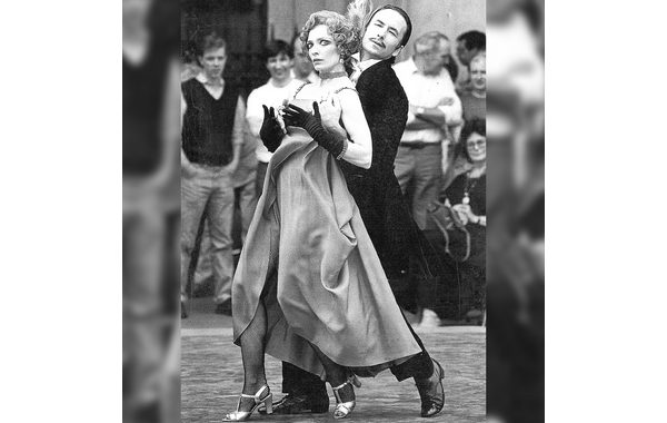 David Morse in the character of the Dago, with Marion Tait as the Debutante, in Façade