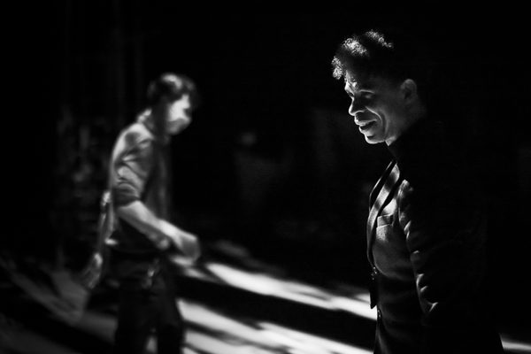 Carlos Acosta and stage manager in rehearsal