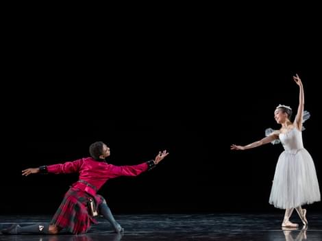 Eric and Olivia Chang Clarke performing in La Sylphide