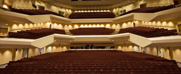 The view from the stage of the Royal Concert Hall, Nottingham